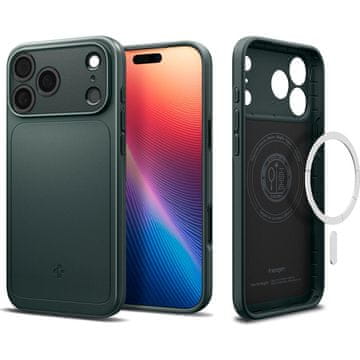 SPIGEN Tanko ohišje za MS iP17 Pro Abyss green