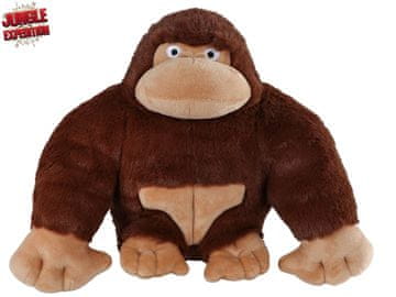 Jungle Expedition gorila plišast 25 cm sedeči