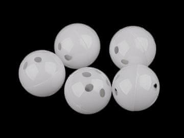 Drsna kroglica Ø2,4 in 2,6 cm - (Ø26 mm) bela (50 kosov)
