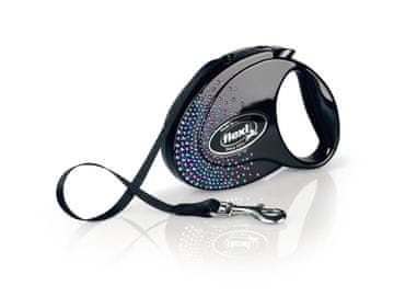 Flexi povodec Glam Splash M pas 5m Mystic