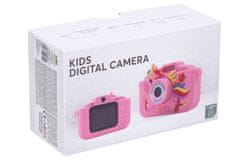 Otroški digitalni fotoaparat s silikonskim ohišjem za enorožca - 48Mpx fotografija, Full HD video