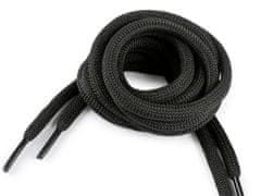 Vezalke za čevlje, superge, majice dolžine 100 in 130 cm - (100 cm) črne (2 kosa)