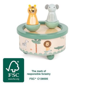 Small foot majhna igralna škatla za noge Safari