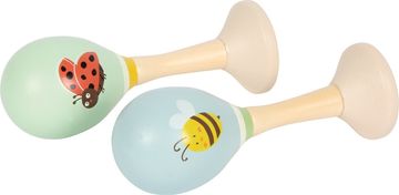 Small foot Majhne lesene žogice Rumba Bee in Ladybug Set of 2