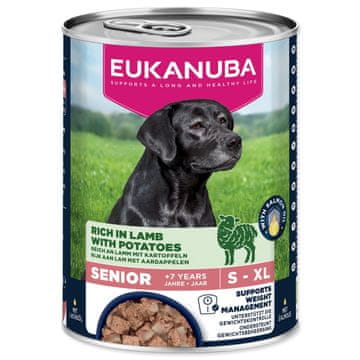 Konzerva EUKANUBA Senior bogata z jagnjetino s krompirjem 400 g