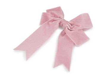 Dvojni žametni božični trak 13x18 cm - puder (6 kosov)