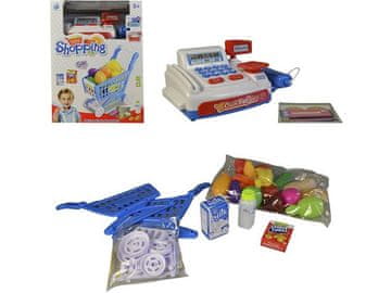 Igrača MaDe Baterije na blagajni in nakupovalni voziček