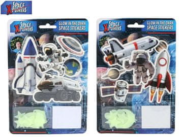 Space Xplorers Space Glow in the Dark Nalepke 21 kosov