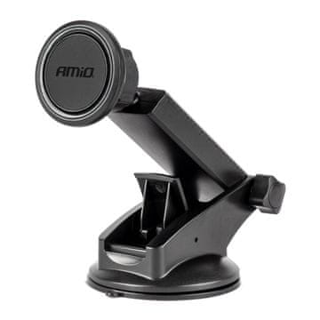 AMIO Magnetno držalo za avto telefon za vetrobransko steklo s priseskom, nastavljivo 360° AMIO-04145
