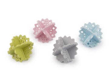 Trdne kroglice za večkratno uporabo za pralni stroj, komplet 4 kosov - mix