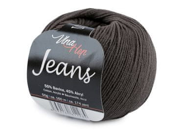 Pletena preja Jeans 50 g - (8236) siva