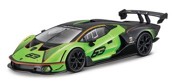 BBurago - RACE, Lamborghini Essenza SCV12, zeleno-črna kovinska barva, 1:32