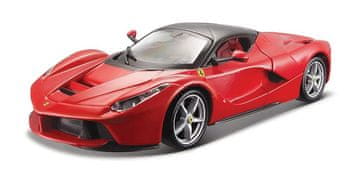 Burago B - RACE+PLAY, Ferrari LaFerrari, rdeča, 1:24