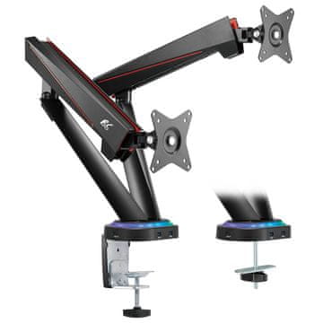 slomart NanoRS RS887 nosilec za 2 monitorja 17-32", 2x 8kg, VESA