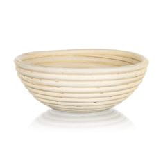 Banquet NATURAL okrogel pladenj za vzhajanje kruha 21 x 21 x 7,5 cm, štiriperesna deteljica