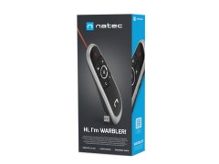 Natec WARBLER 2 brezžični laserski prezentacijski pripomoček, siv