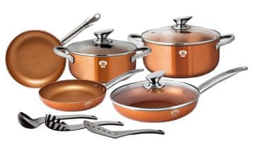 Blaumann Set posod BL-3342 Le Chef Line Rosegold 11 ks