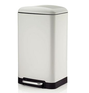 Kela Koš za smeti KL-10905 DAVINO 30 l white
