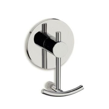 Kela Kavelj KL-20152 FARO dvojni kavelj iz nerjavečega jekla 6 cm