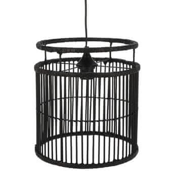 ProGarden Lestenec KO-NB1305220 Viseča svetilka lestenec HOMESTYLING 28 x 30 cm ČRNA