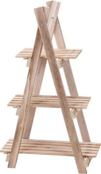 ProGarden Stojalo za rože KO-KR2000200 Leseno stojalo za rože, 3-stopenjsko