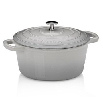 Kela Litoželezni pekač s pokrovom KL-12606 CALIDO 24 cm siva