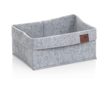 Kela Košarica KL-23273 Fay 26x19 cm filc gray
