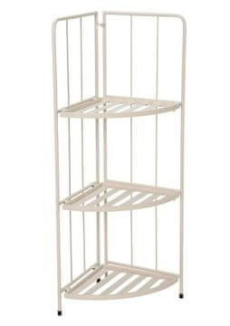 ProGarden Stojalo za rože KO-X71000680 kotna 3-nivojska bež