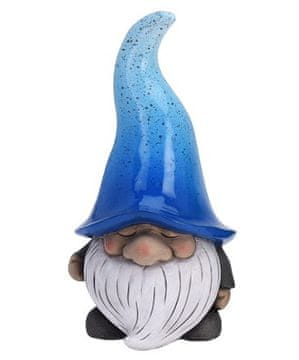 ProGarden Vrtni škrat KO-252213020modra dekoracija 23 cm modra