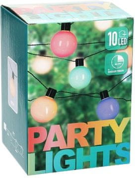 ProGarden Lahka veriga KO-XX8115810 zunanja LED PARTY 10 barvitih žarnic