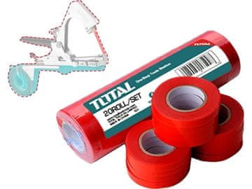 Total Vezalni trak THTPTM1251T za klešče za vezanje vrta, 25 m