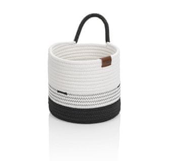 Kela Košarica KL-24455 Hedda 20 cm white-black