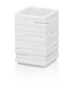 Kela skodelica KL-24005 Posidon poliresin bela