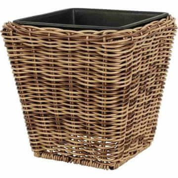 ProGarden Lonec za rože KO-VN8000460 kvadratni poliratan 18 x 18 cm