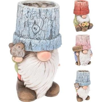 ProGarden Lonec za rože KO-795210810ruzo pritlikavec 32 cm roza