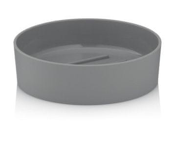 Kela Posodica za milo KL-23660 LIS ABS plastika svetlo siva