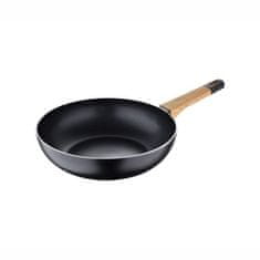 Bergner WOK ponev z nelepljivo površino BG-34627-BK 28 cm Earth Black