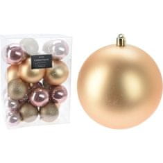 HOMESTYLING Božični okraski KO-CAN302030 iz rožnatega zlata