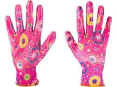 Extol Lady Vrtne rokavice 8856674, napol namočene v nitril, velikost 8"