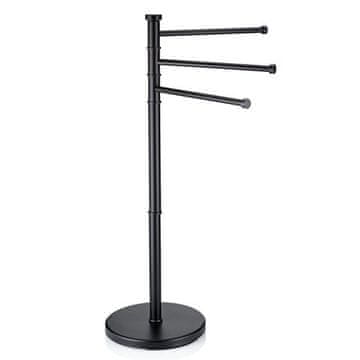 Kela Držalo za brisače KL-18976 Gugalnica iz nerjavečega jekla, črna 85,5 x 28,5