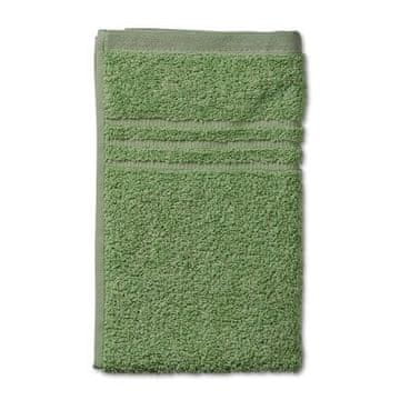 Kela Brisača za goste KL-24613 Leonora 100% bombaž premium mahovo zelena 30,0 x 50,0 cm
