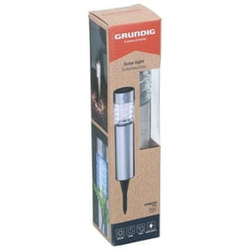 Grundig Sončna LED luč ED-226127 s senzorjem gibanja 39 cm iz nerjavečega jekla