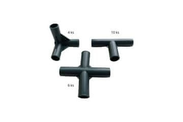 Ostatní Plastični povezovalni deli Euro tools 160128 Plastični povezovalni deli za 160126, komplet 20 kosov.