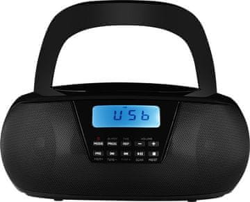 ECG Radio CDR 550 Black