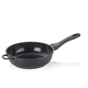 Kela Ponev s keramično površino KL-15177 Atura lito aluminijasta posodica črne barve 24 cm 1,9 l