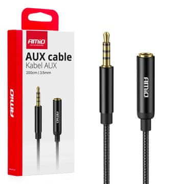shumee Avdio podaljšek AUX Mini Jack 3,5 mm 2 m AMIO-04296