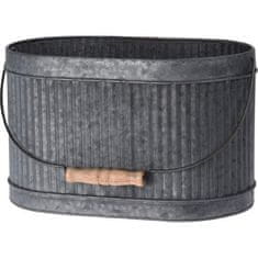 HOMESTYLING Lonec za rože KO-FZ3000930 dekorativni komplet 3 kosov VRTNO CVETJE ovalno