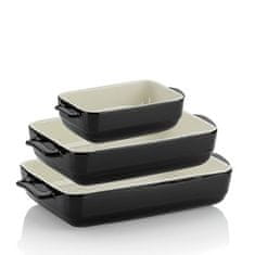 Kela Posoda za serviranje in peko KL-15291 Malin ceramic light gray 22.5x12.5x6.0cm