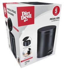 Dirt Devil Koš za smeti sprej za polaganje 5 l črne barve
