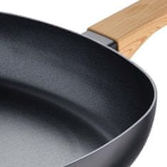 Bergner Ponev za žar z nelepljivo površino BG-34625-BK 28 cm Earth Black